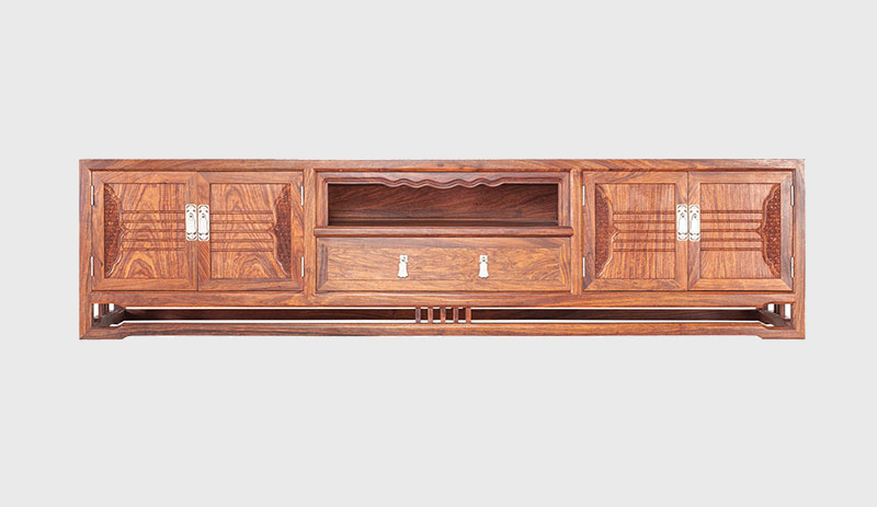 肇庆刺猬紫檀电视柜低柜现代中式全实木电视柜客厅高低柜